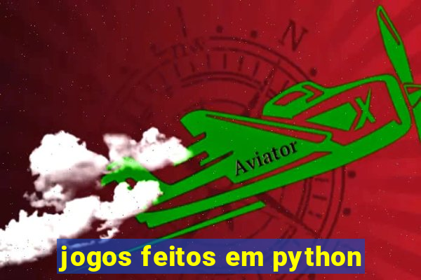 jogos feitos em python